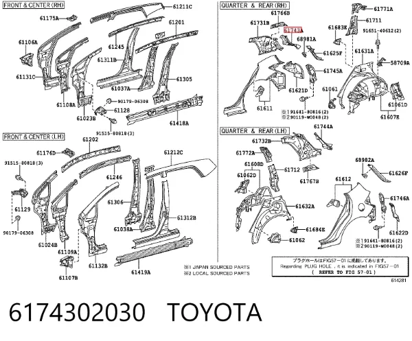  6174302030 Toyota