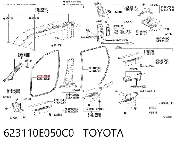  623110E050C0 Toyota