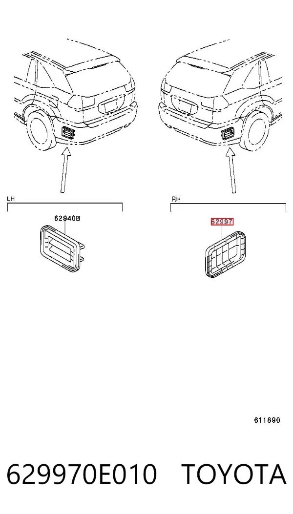  629970E010 Toyota