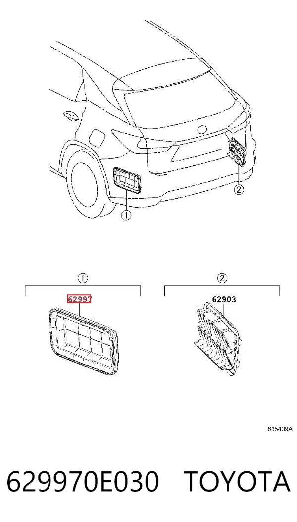  629970E030 Toyota