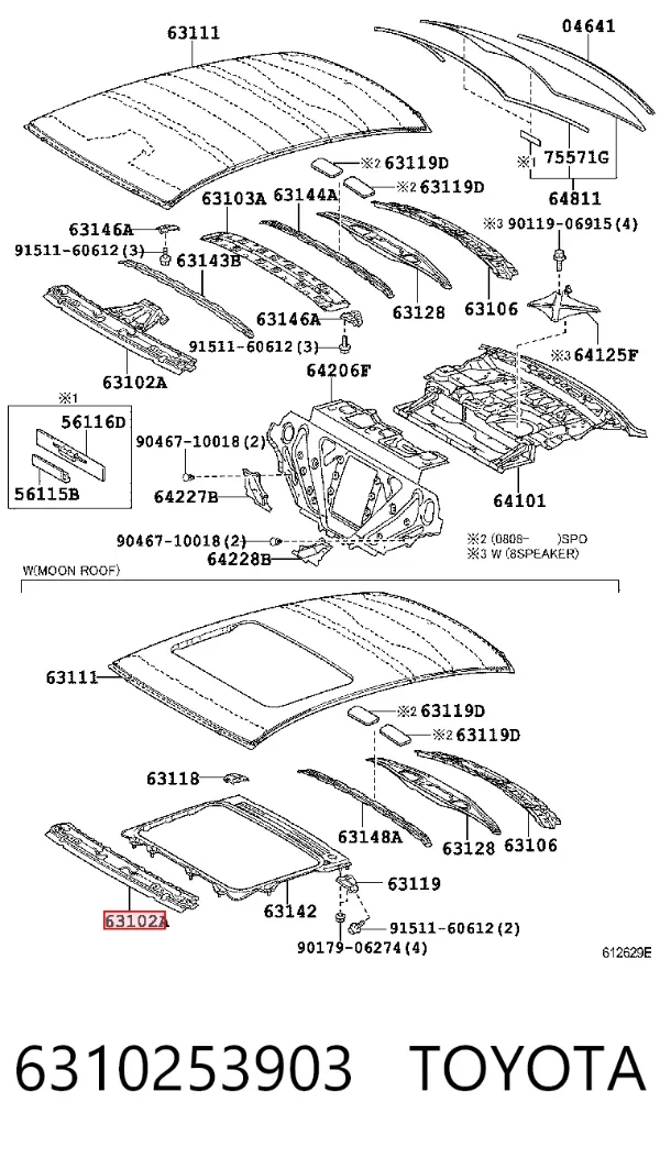  6310253903 Toyota