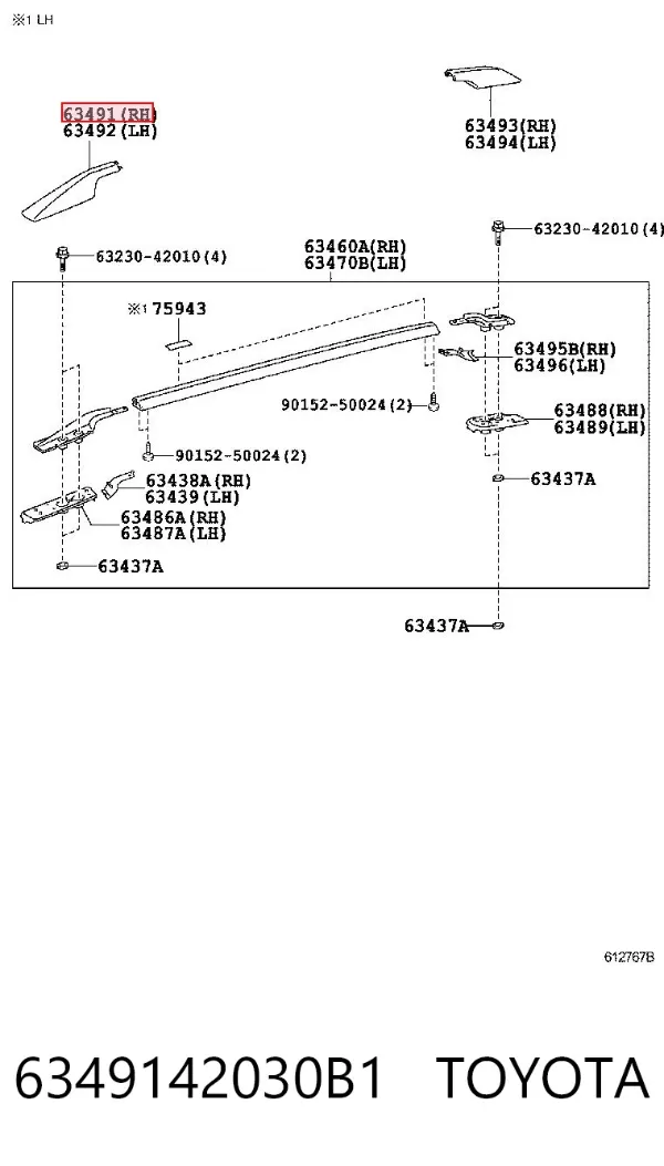  6349142030B1 Toyota