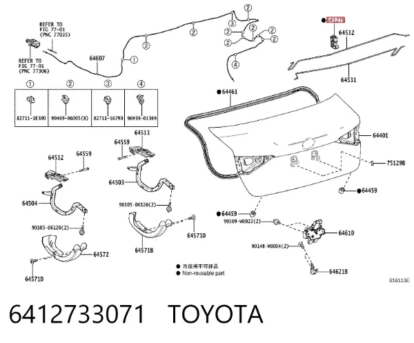  6412733071 Toyota