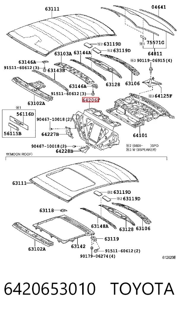  6420653010 Toyota