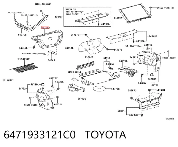  6471933121C0 Toyota