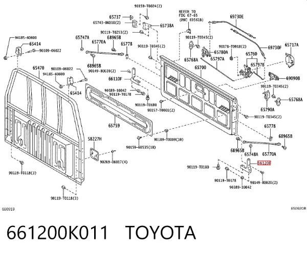  661200K011 Toyota