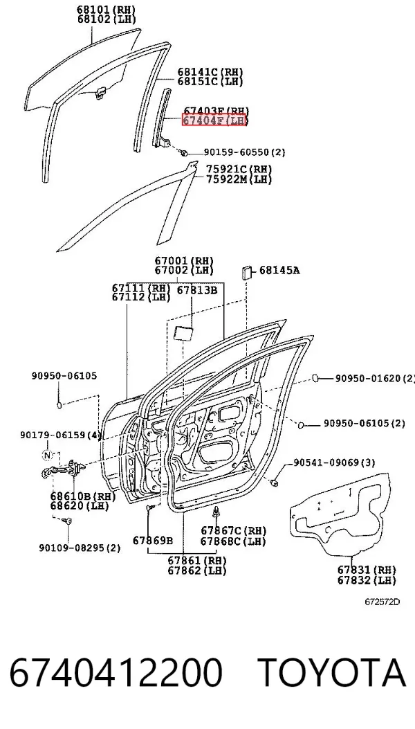  6740412200 Toyota