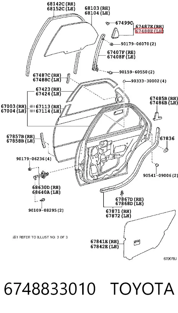  6748833010 Toyota