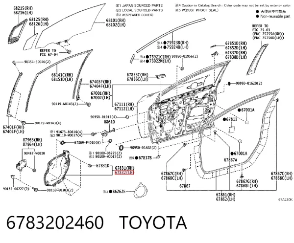  6783202460 Toyota