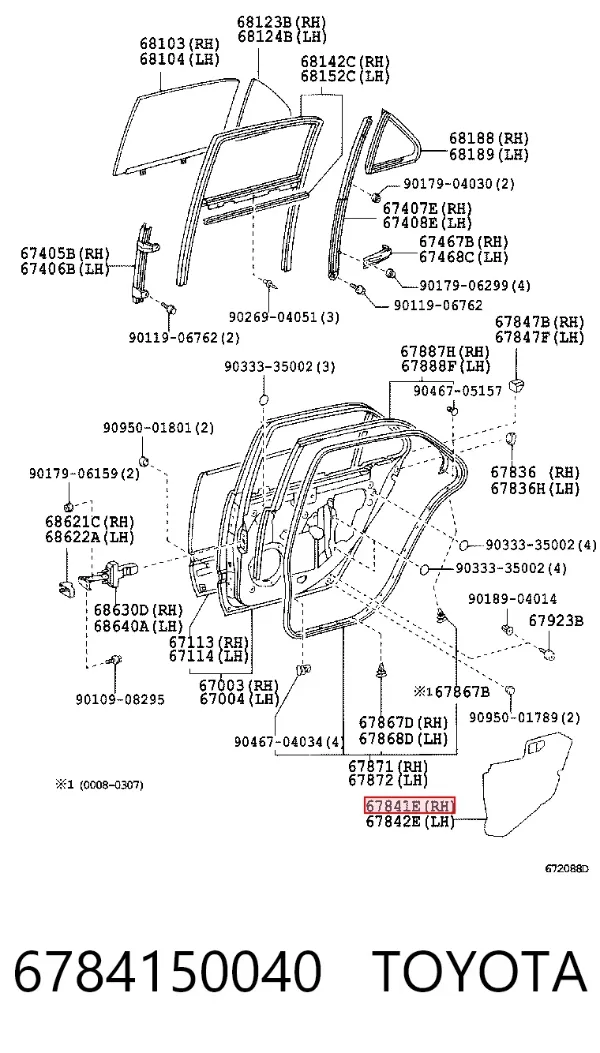  6784150040 Toyota