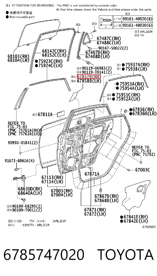  6785747020 Toyota