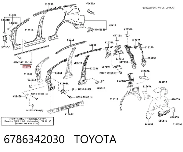  6786342030 Toyota