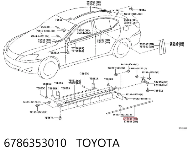  6786353010 Toyota