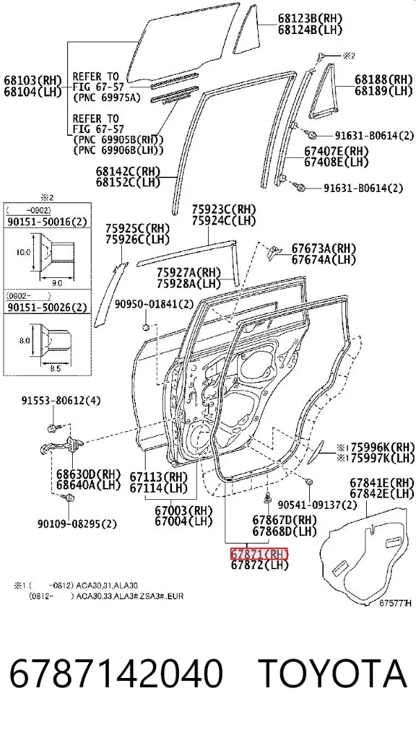  6787142040 Toyota