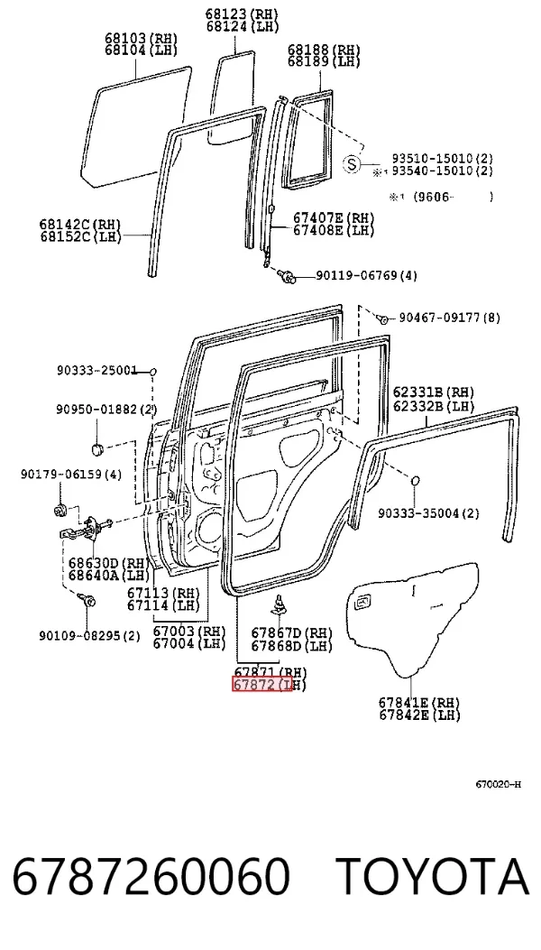  6787260060 Toyota