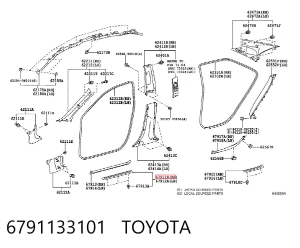  6791133101 Toyota
