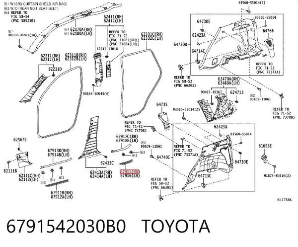  6791542030B0 Toyota