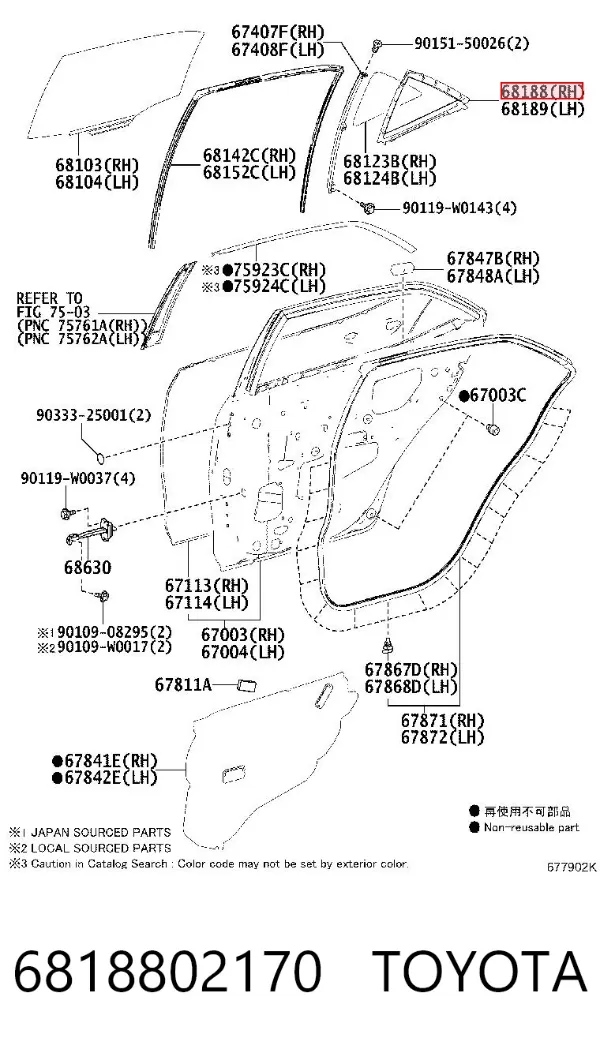  6818802170 Toyota