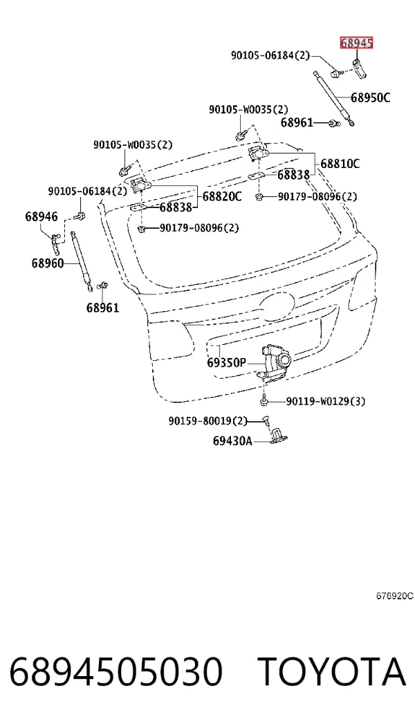  6894505030 Toyota