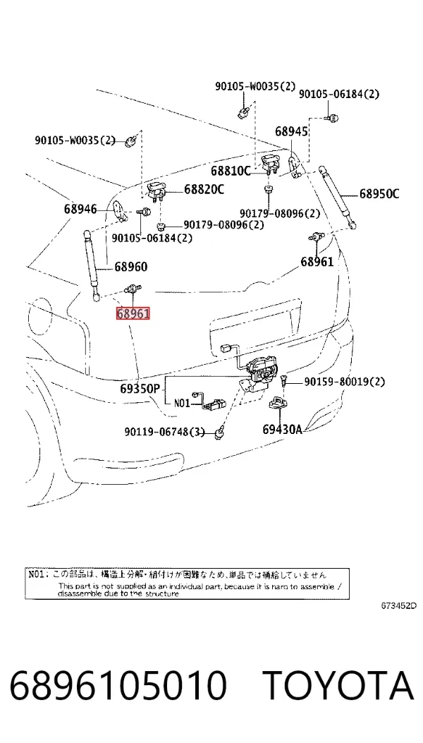  6896105010 Toyota