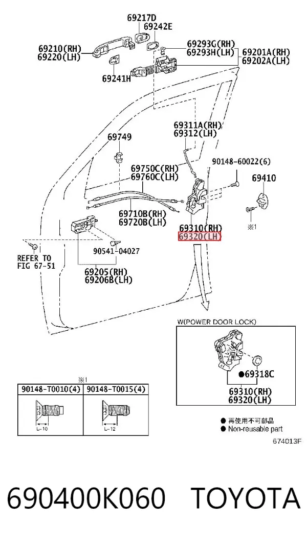  690400K060 Toyota