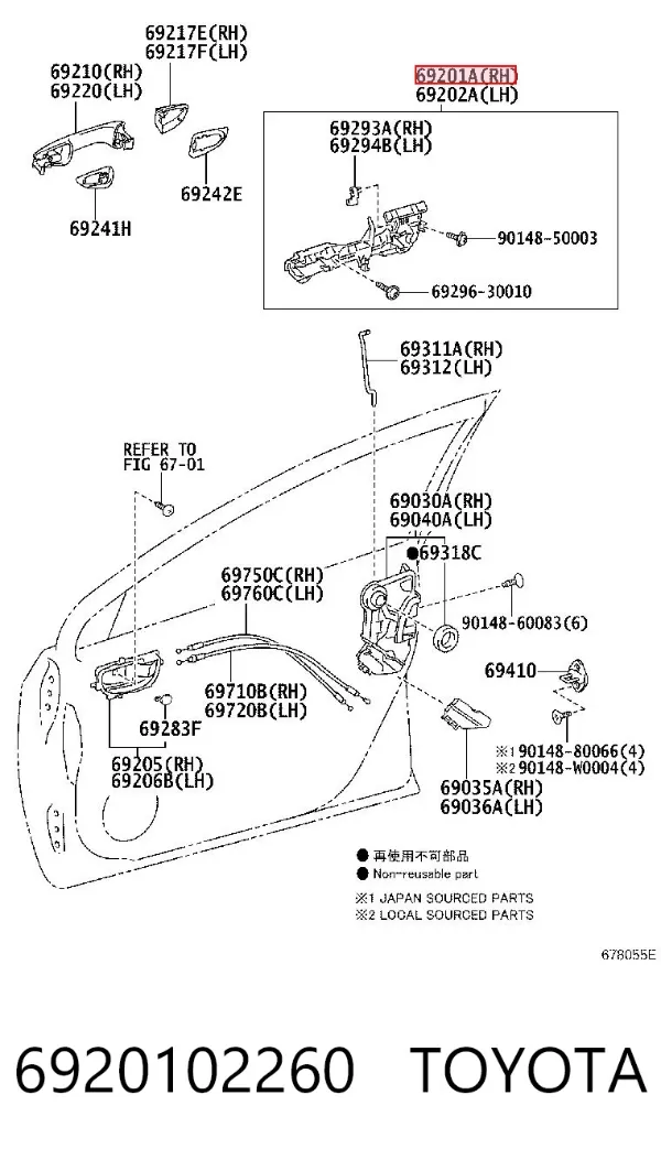  6920102260 Toyota