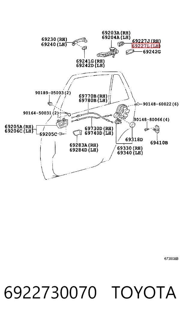  6922730070 Toyota
