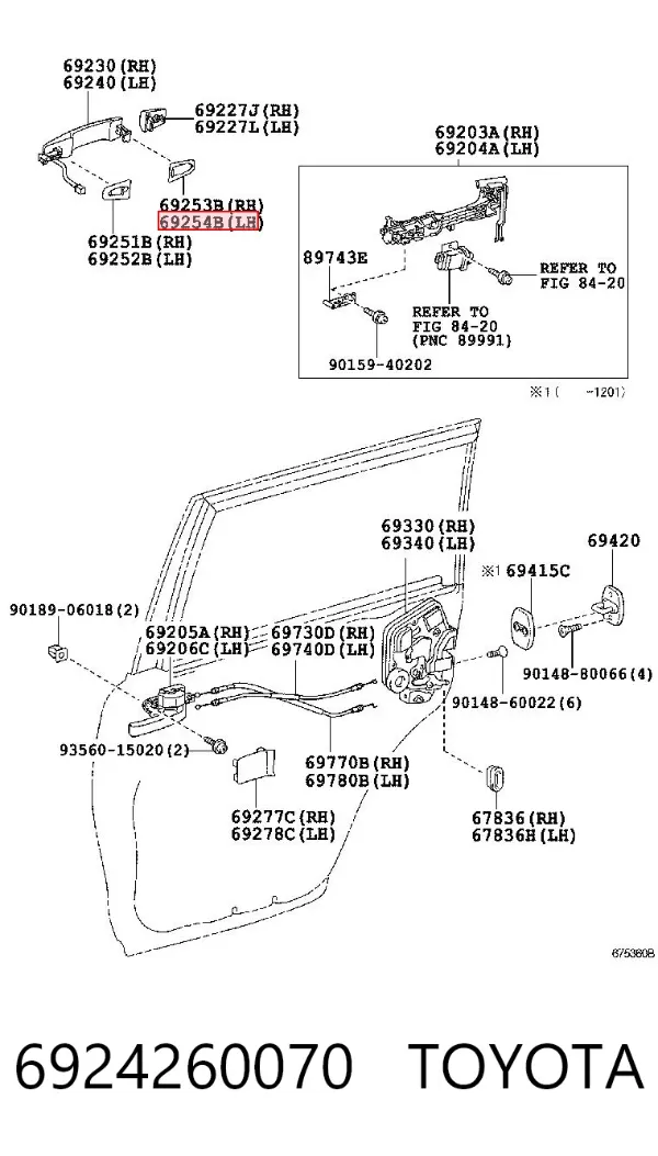  6924260070 Toyota