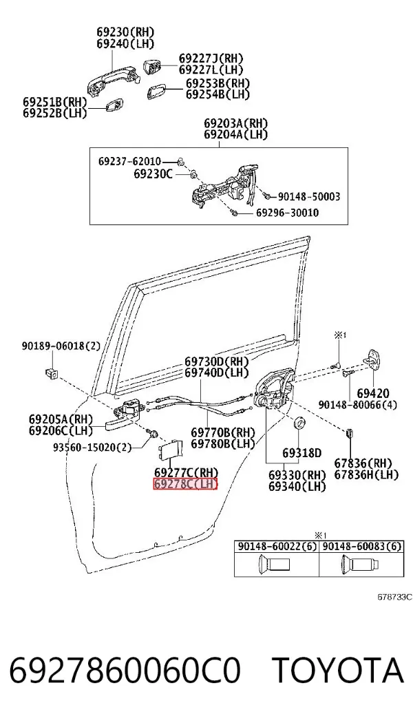  6927860060C0 Toyota