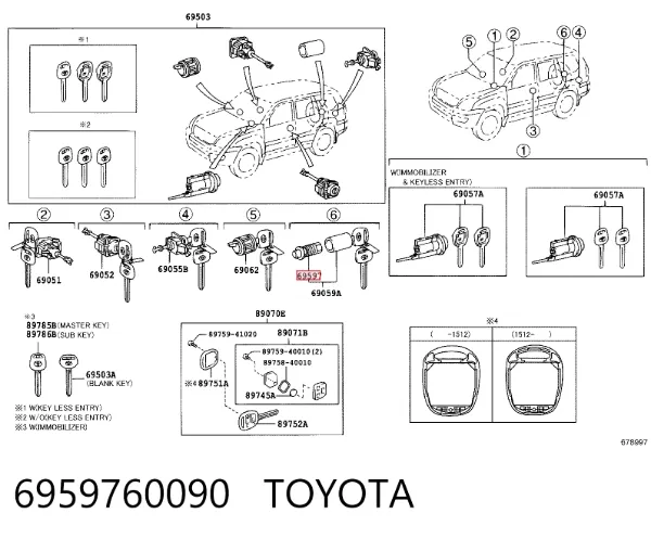  6959760090 Toyota