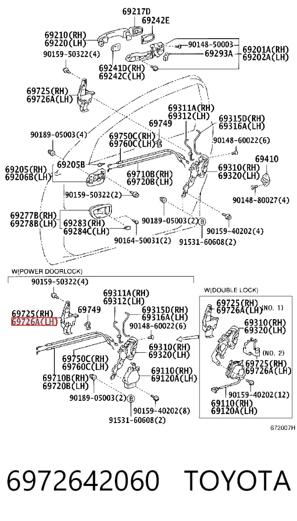  6972642060 Toyota
