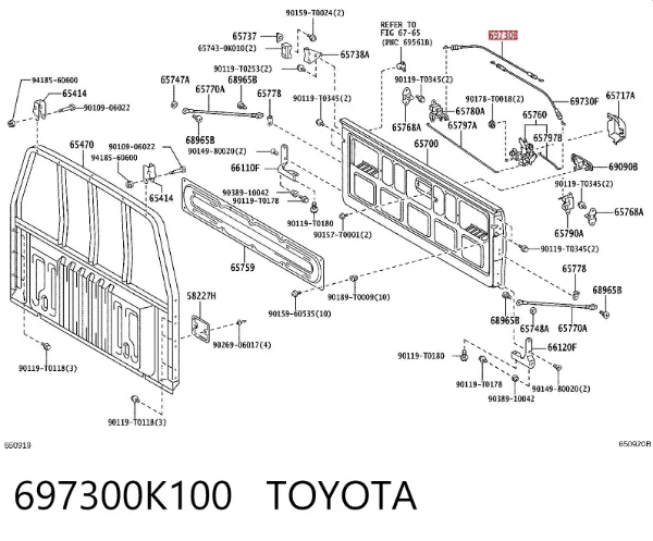  697300K100 Toyota