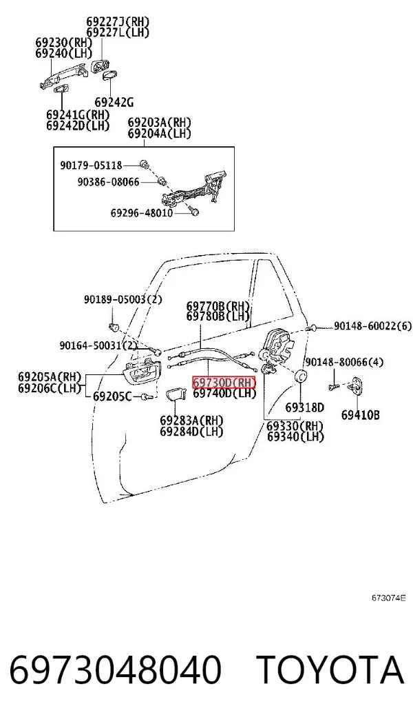  6973048040 Toyota