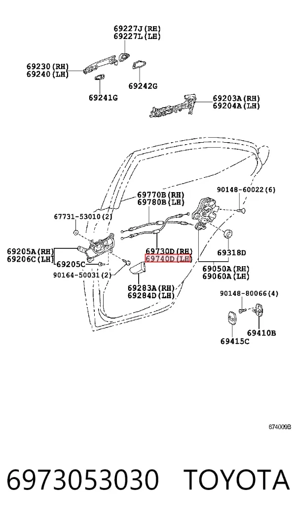  6973053030 Toyota