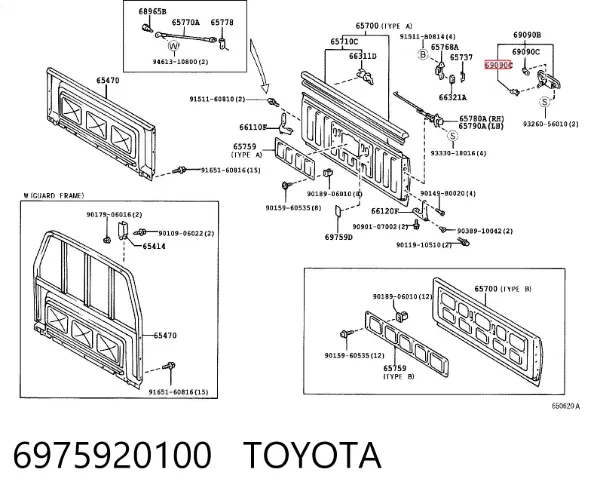  6975920100 Toyota