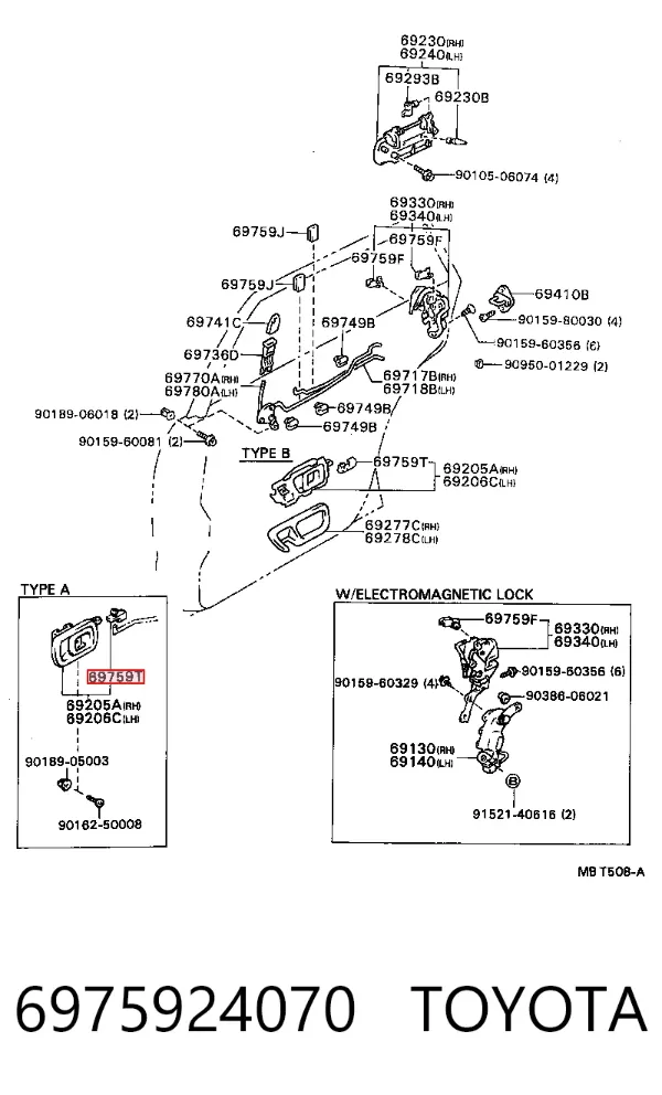  6975924070 Toyota