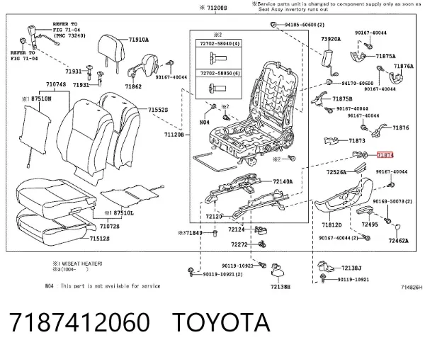  7187412060 Toyota
