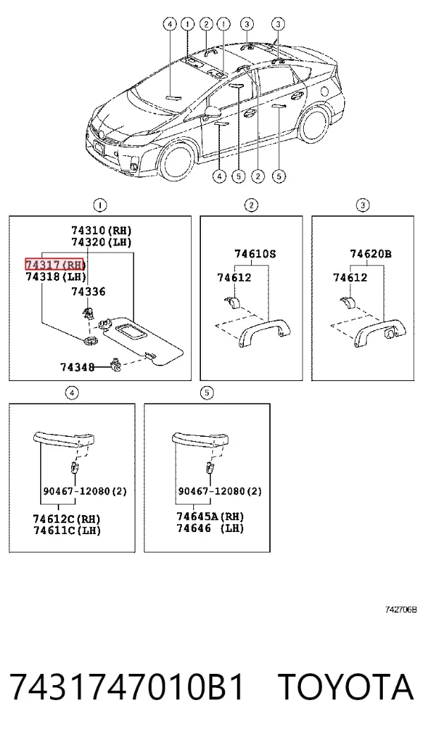  7431747010B1 Toyota