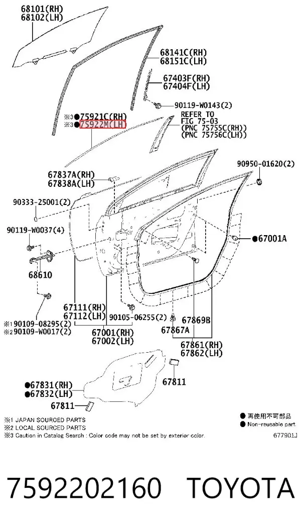  7592202160 Toyota