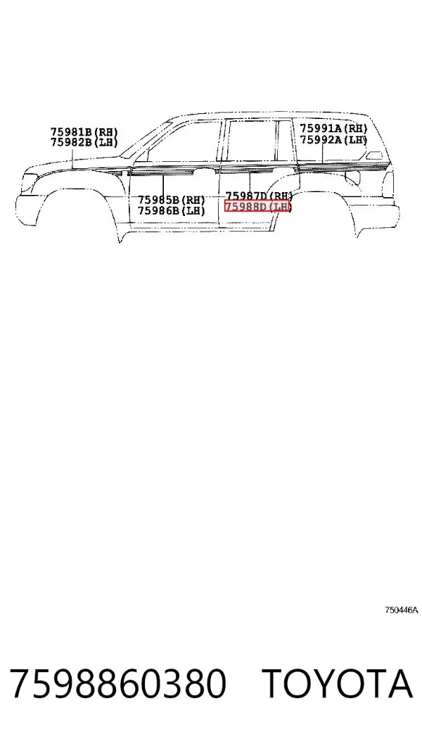  7598860380 Toyota