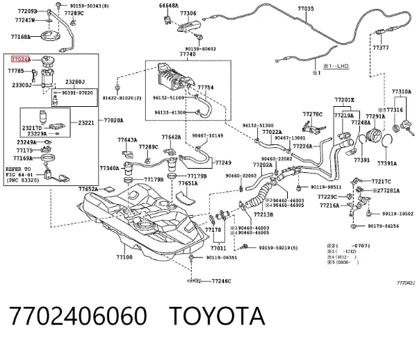  7702406060 Toyota
