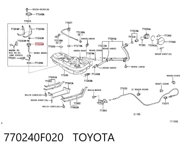  770240F020 Toyota