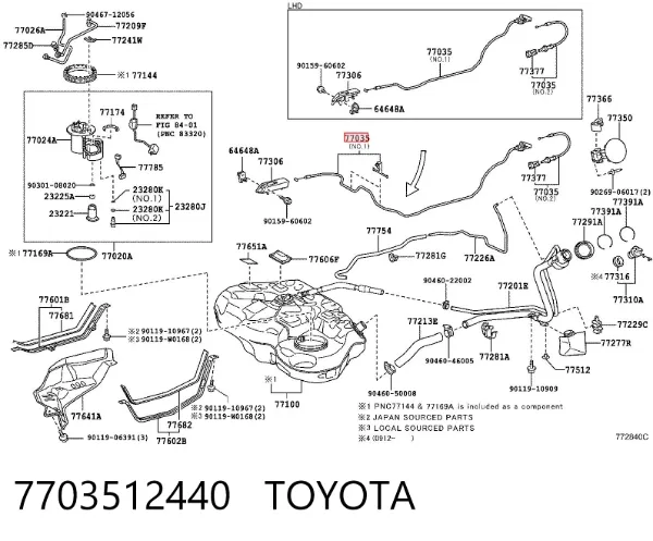  7703512440 Toyota