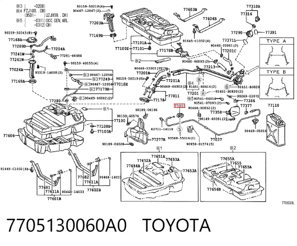  7705130060A0 Toyota