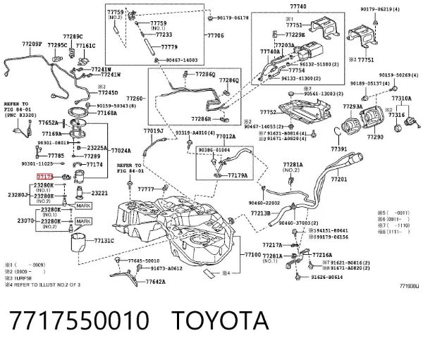 7717550010 Toyota