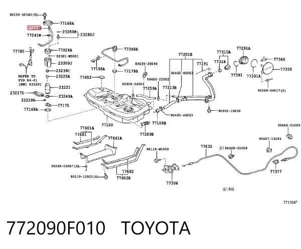  772090F010 Toyota