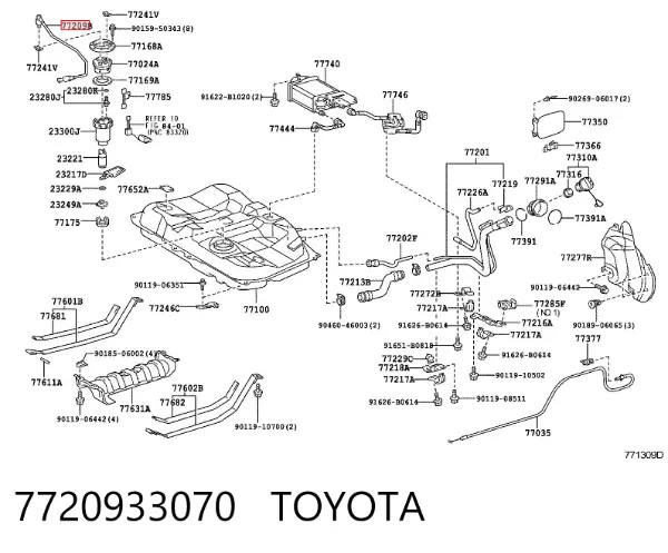  7720933070 Toyota