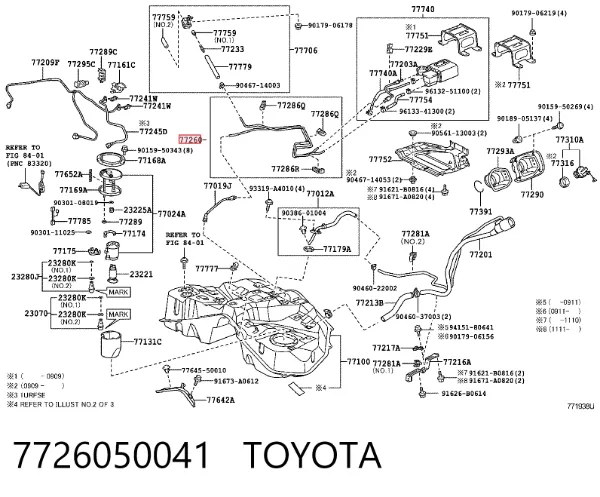 7726050041 Toyota