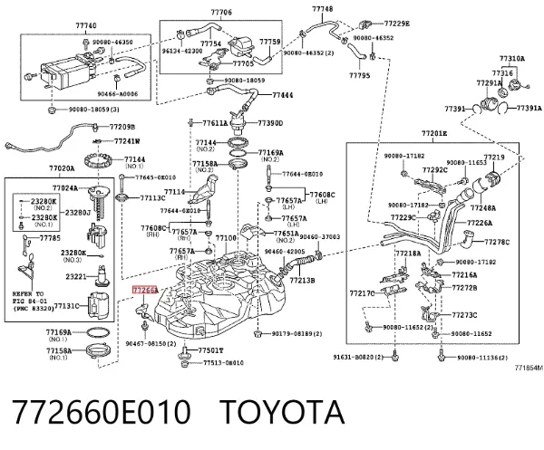  772660E010 Toyota