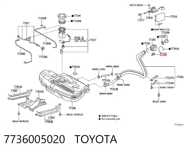  7736005020 Toyota